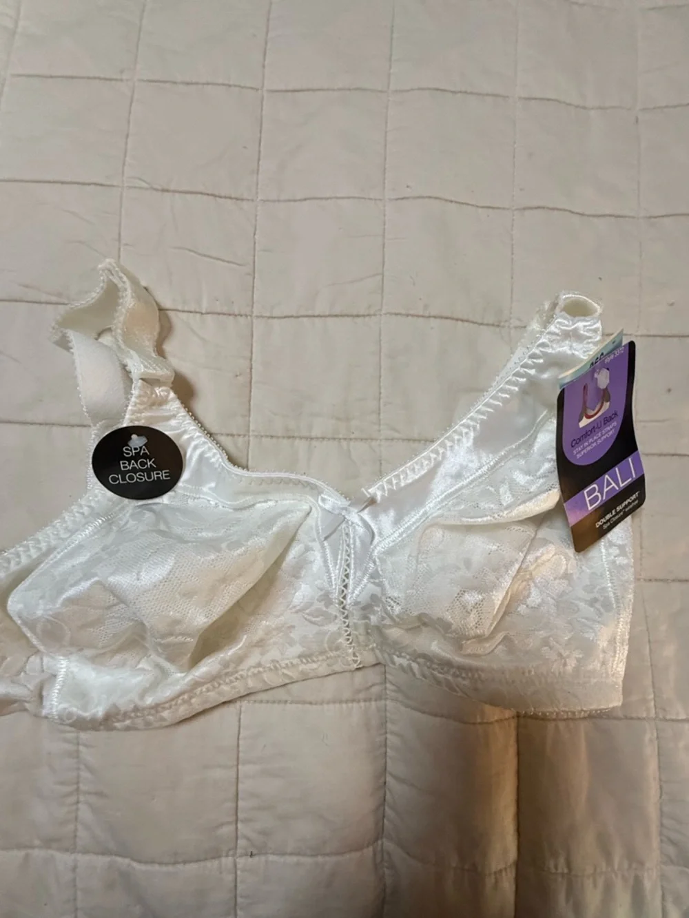 Bali White Lace Full Coverage‎ Comfort Bra